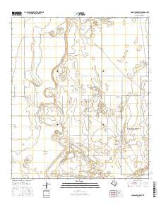 Linda Lake North Texas Current topographic map, 1:24000 scale, 7.5 X 7.5 Minute, Year 2016