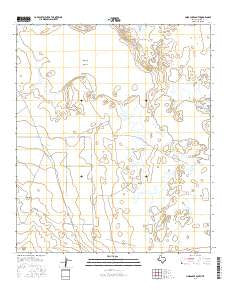 Linda Lake South Texas Current topographic map, 1:24000 scale, 7.5 X 7.5 Minute, Year 2016