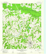 Lindale Texas Historical topographic map, 1:24000 scale, 7.5 X 7.5 Minute, Year 1960