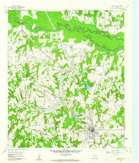 Lindale Texas Historical topographic map, 1:24000 scale, 7.5 X 7.5 Minute, Year 1960
