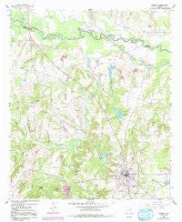 Lindale Texas Historical topographic map, 1:24000 scale, 7.5 X 7.5 Minute, Year 1960