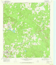 Linden Texas Historical topographic map, 1:24000 scale, 7.5 X 7.5 Minute, Year 1969