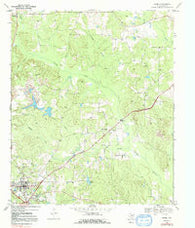 Linden Texas Historical topographic map, 1:24000 scale, 7.5 X 7.5 Minute, Year 1969