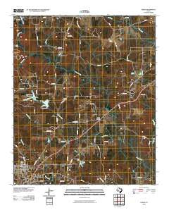 Linden Texas Historical topographic map, 1:24000 scale, 7.5 X 7.5 Minute, Year 2010