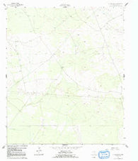 Lindley Ranch Texas Historical topographic map, 1:24000 scale, 7.5 X 7.5 Minute, Year 1961