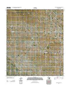 Lindley Ranch Texas Historical topographic map, 1:24000 scale, 7.5 X 7.5 Minute, Year 2012