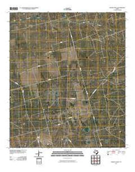 Lindsey Ranch Texas Historical topographic map, 1:24000 scale, 7.5 X 7.5 Minute, Year 2010