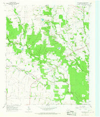 Line Branch Texas Historical topographic map, 1:24000 scale, 7.5 X 7.5 Minute, Year 1964