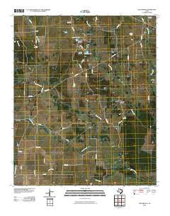 Line Branch Texas Historical topographic map, 1:24000 scale, 7.5 X 7.5 Minute, Year 2010