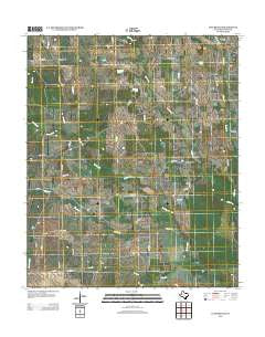 Line Branch Texas Historical topographic map, 1:24000 scale, 7.5 X 7.5 Minute, Year 2012