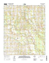 Line Branch Texas Current topographic map, 1:24000 scale, 7.5 X 7.5 Minute, Year 2016