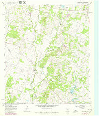 Lingleville Texas Historical topographic map, 1:24000 scale, 7.5 X 7.5 Minute, Year 1965