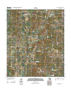 Lingleville Texas Historical topographic map, 1:24000 scale, 7.5 X 7.5 Minute, Year 2012
