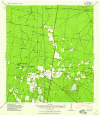 Linn Texas Historical topographic map, 1:62500 scale, 15 X 15 Minute, Year 1939