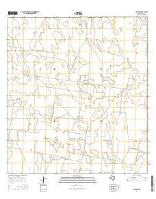 Linn NW Texas Current topographic map, 1:24000 scale, 7.5 X 7.5 Minute, Year 2016