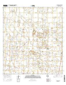 Linn Siding Texas Current topographic map, 1:24000 scale, 7.5 X 7.5 Minute, Year 2016