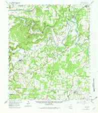Lipan Texas Historical topographic map, 1:62500 scale, 15 X 15 Minute, Year 1959