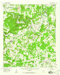 Lipan Texas Historical topographic map, 1:62500 scale, 15 X 15 Minute, Year 1959