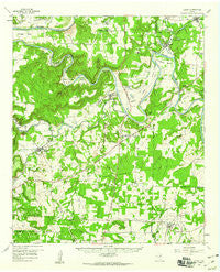 Lipan Texas Historical topographic map, 1:62500 scale, 15 X 15 Minute, Year 1959