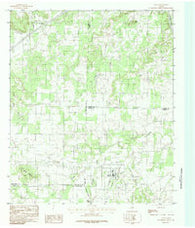 Lipan Texas Historical topographic map, 1:24000 scale, 7.5 X 7.5 Minute, Year 1984