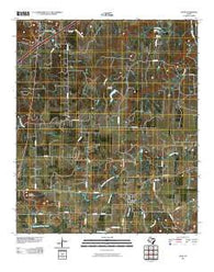 Lipan Texas Historical topographic map, 1:24000 scale, 7.5 X 7.5 Minute, Year 2010