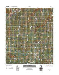 Lipan Texas Historical topographic map, 1:24000 scale, 7.5 X 7.5 Minute, Year 2012