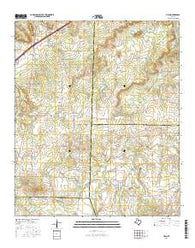 Lipan Texas Current topographic map, 1:24000 scale, 7.5 X 7.5 Minute, Year 2016