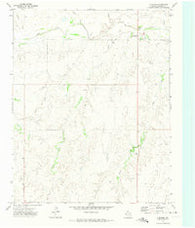 Lipscomb Texas Historical topographic map, 1:24000 scale, 7.5 X 7.5 Minute, Year 1972