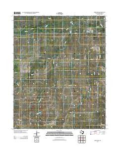 Lipscomb Texas Historical topographic map, 1:24000 scale, 7.5 X 7.5 Minute, Year 2012