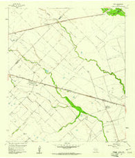 Lissie Texas Historical topographic map, 1:24000 scale, 7.5 X 7.5 Minute, Year 1960
