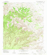 Little Aguja Mountain Texas Historical topographic map, 1:24000 scale, 7.5 X 7.5 Minute, Year 1972