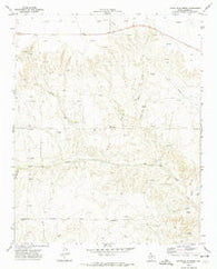 Little Blue Creek Texas Historical topographic map, 1:24000 scale, 7.5 X 7.5 Minute, Year 1972