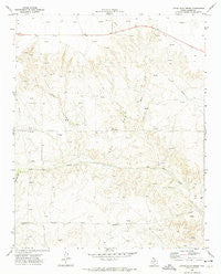 Little Blue Creek Texas Historical topographic map, 1:24000 scale, 7.5 X 7.5 Minute, Year 1972