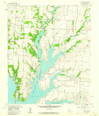 Little Elm Texas Historical topographic map, 1:24000 scale, 7.5 X 7.5 Minute, Year 1960