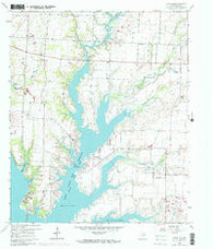Little Elm Texas Historical topographic map, 1:24000 scale, 7.5 X 7.5 Minute, Year 1969