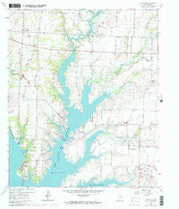 Little Elm Texas Historical topographic map, 1:24000 scale, 7.5 X 7.5 Minute, Year 1969