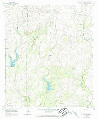Little Grape Creek Texas Historical topographic map, 1:24000 scale, 7.5 X 7.5 Minute, Year 1967