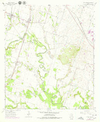 Little River Texas Historical topographic map, 1:24000 scale, 7.5 X 7.5 Minute, Year 1964