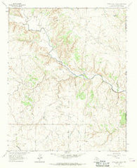 Little Wolf Creek Texas Historical topographic map, 1:24000 scale, 7.5 X 7.5 Minute, Year 1963