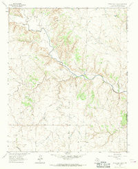 Little Wolf Creek Texas Historical topographic map, 1:24000 scale, 7.5 X 7.5 Minute, Year 1963
