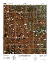 Little Aguja Mountain Texas Historical topographic map, 1:24000 scale, 7.5 X 7.5 Minute, Year 2010