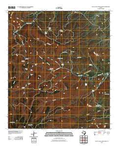 Little Aguja Mountain Texas Historical topographic map, 1:24000 scale, 7.5 X 7.5 Minute, Year 2010