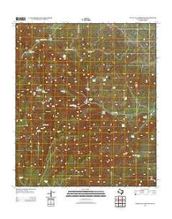 Little Aguja Mountain Texas Historical topographic map, 1:24000 scale, 7.5 X 7.5 Minute, Year 2012