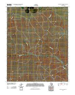 Little Blue Creek Texas Historical topographic map, 1:24000 scale, 7.5 X 7.5 Minute, Year 2010