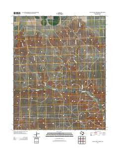 Little Blue Creek Texas Historical topographic map, 1:24000 scale, 7.5 X 7.5 Minute, Year 2012