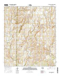 Little Grape Creek Texas Current topographic map, 1:24000 scale, 7.5 X 7.5 Minute, Year 2016