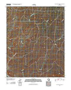 Little Indian Creek Texas Historical topographic map, 1:24000 scale, 7.5 X 7.5 Minute, Year 2010
