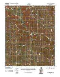 Little Wolf Creek Texas Historical topographic map, 1:24000 scale, 7.5 X 7.5 Minute, Year 2010
