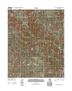 Little Wolf Creek Texas Historical topographic map, 1:24000 scale, 7.5 X 7.5 Minute, Year 2012