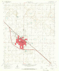 Littlefield Texas Historical topographic map, 1:24000 scale, 7.5 X 7.5 Minute, Year 1964